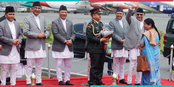 अमेरिका लागे प्रधानमन्त्री ओली (तस्वीरहरू)