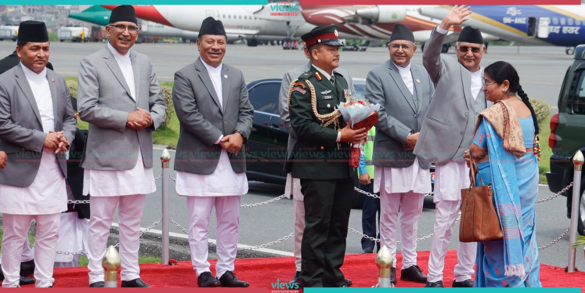 अमेरिका लागे प्रधानमन्त्री ओली (तस्वीरहरू)