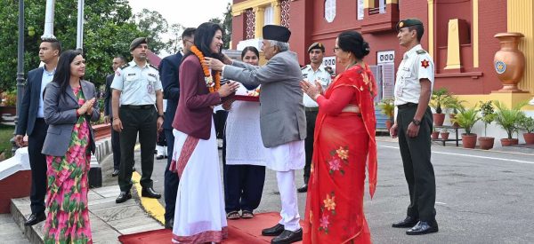 राष्ट्रपति पौडेलबाट पदक विजेता पलेशालाई सम्मान