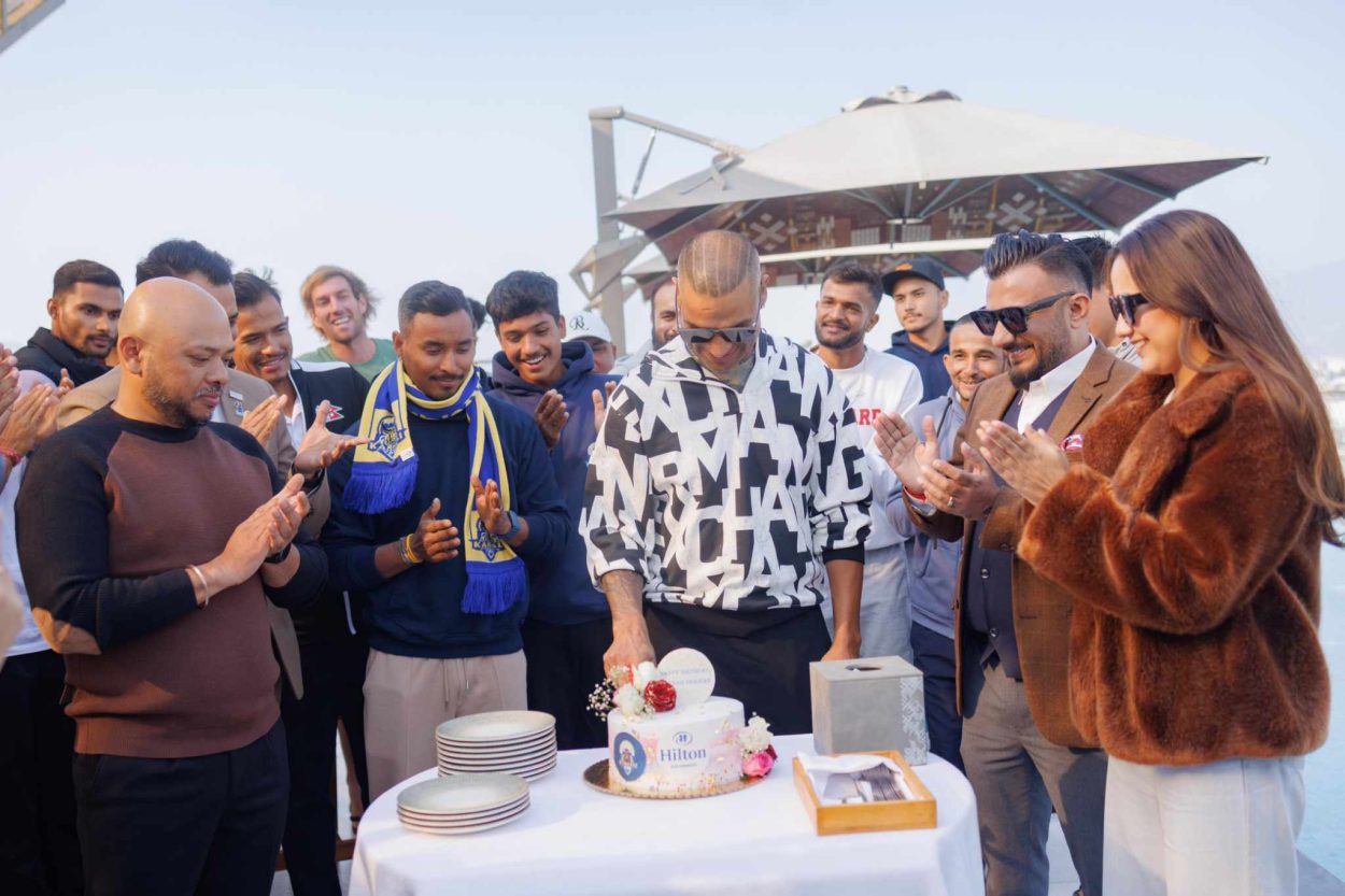 कर्णाली याक्सको टिमसँग शिखरले मनाए आफ्नो जन्मदिन (तस्वीरहरु)