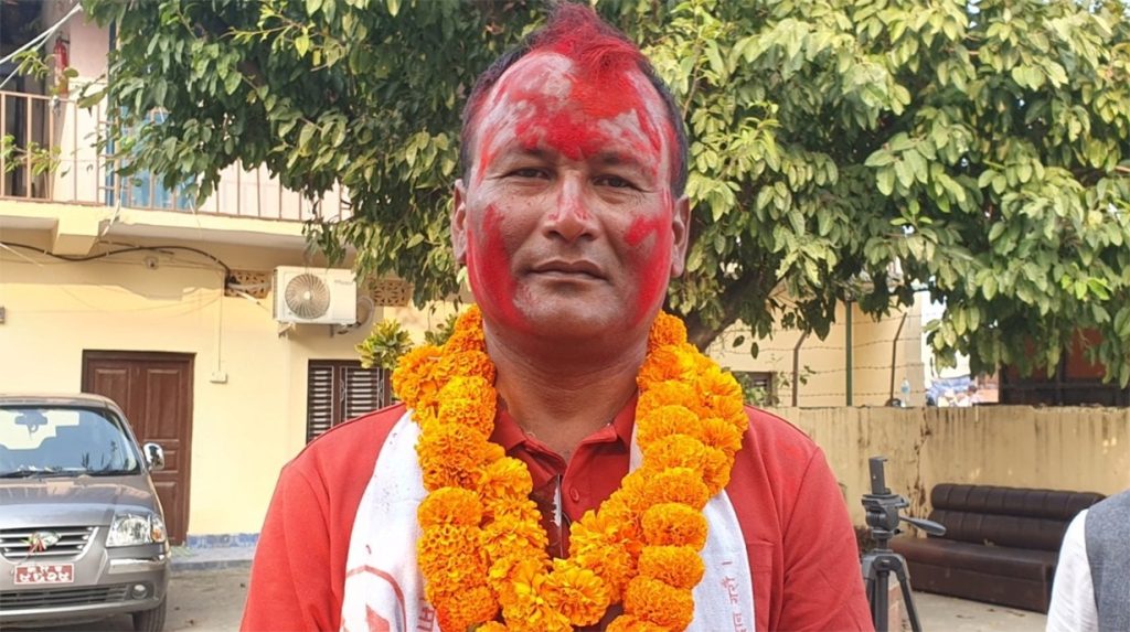 मोरङको ग्रामथान गाउँपालिका अध्यक्षमा माओवादीका माझी विजयी