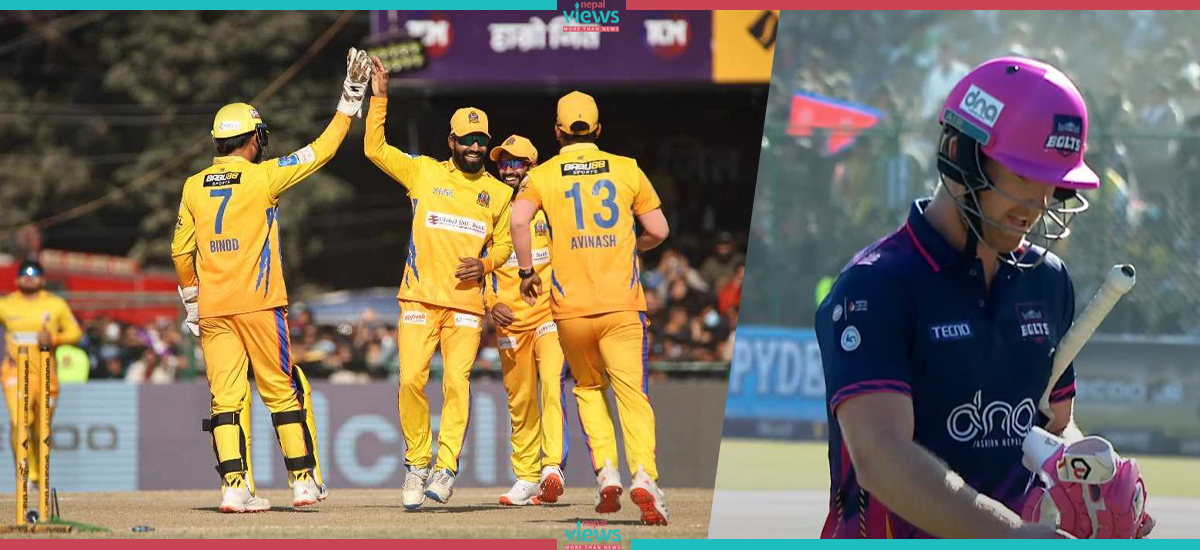 फाइनलमा पुग्न सुदूरपश्चिमलाई १४० रनको लक्ष्य, निशमको विस्फोटक ब्याटिङ