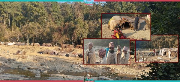 चिसो र खानेकुराको अभाव झेल्दै राउटे समुदाय (तस्वीरहरू)