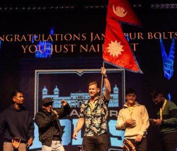 एलओडीमा जनकपुरको ‘भिक्ट्री सेलिब्रेसन’, विदेशी खेलाडीले फहराए नेपाली झण्डा (फोटोफिचर)