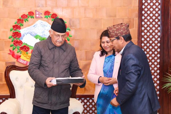 त्रिविको सम्पति छानबिन आयोगले प्रधानमन्त्रीलाई बुझायो प्रतिवेदन
