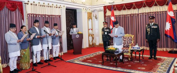 पाँच राजदूतले लिए राष्ट्रपतिबाट शपथ