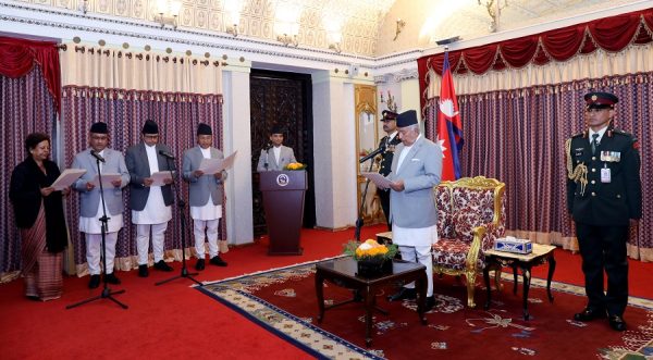 राष्ट्रपतिबाट चार देशका राजदूतले लिए शपथ