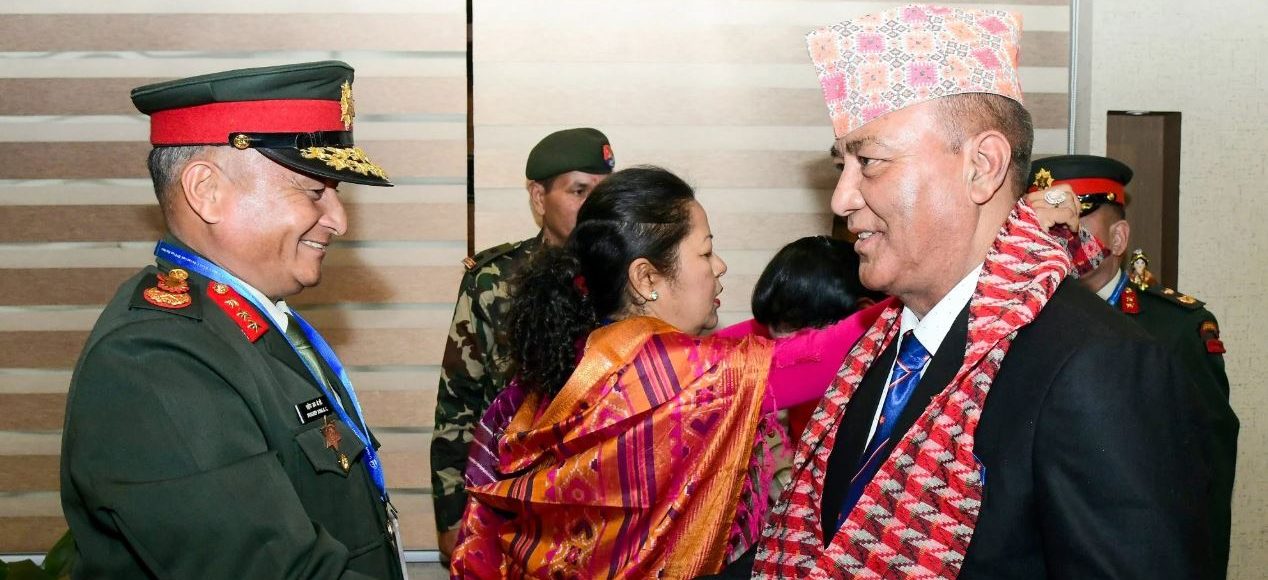 प्रधान सेनापति सिग्देल भारत प्रस्थान