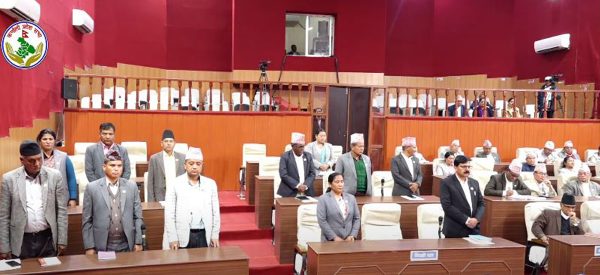 विपक्षीको अवरोधपछि कर्णाली प्रदेशसभाको बैठक स्थगित