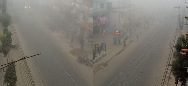 कोशीसहित तीनवटा प्रदेशमा चट्याङ्गसहित वर्षा, देशभर तुँवालो