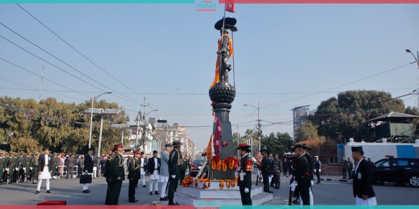 राष्ट्रपति पौडेलले गरे पृथ्वीनारायणको शालिकमा माल्यार्पण (फोटोफिचर)