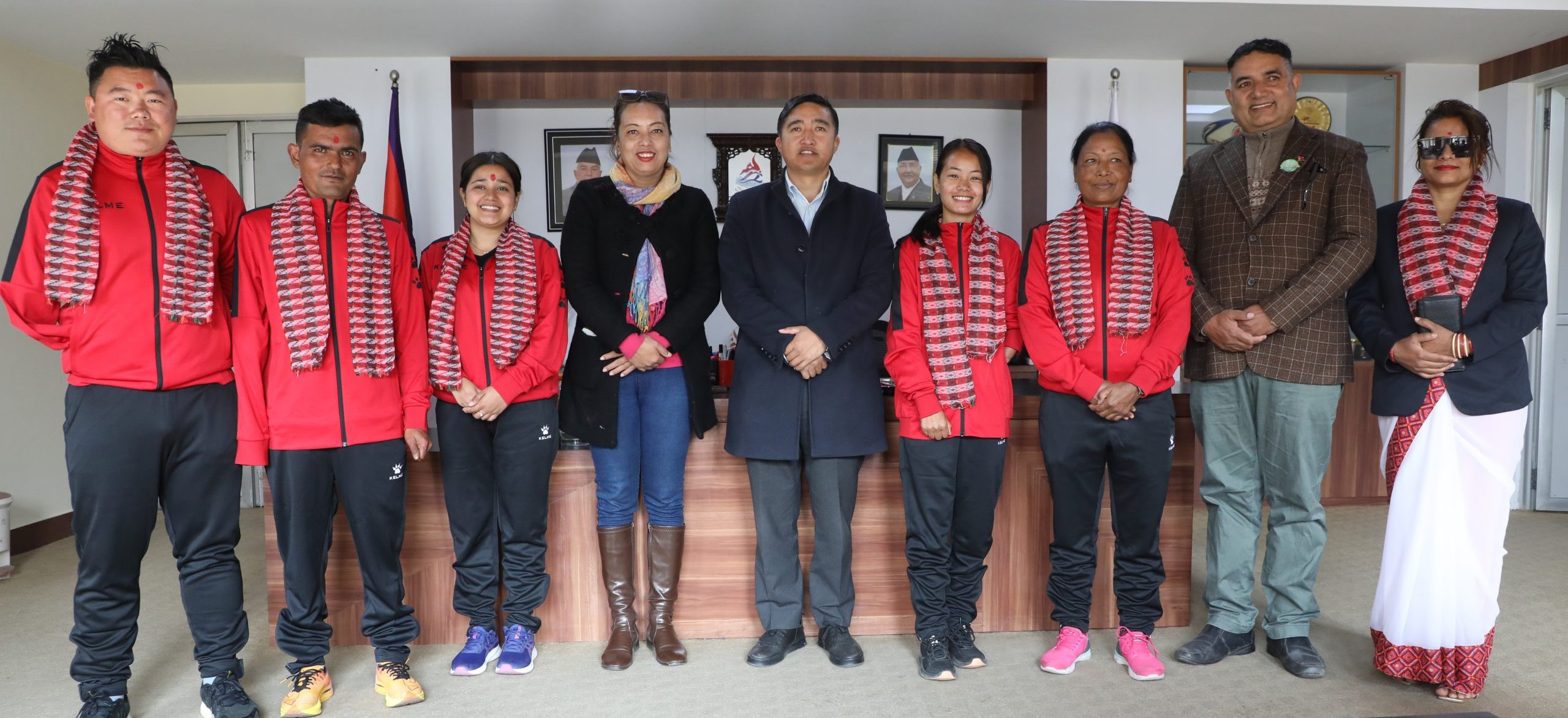 विश्व पारा एथ्लेटिक्स ग्रान्ड प्रिक्समा प्रतिस्पर्धा गर्ने नेपाली टोलीको बिदाइ