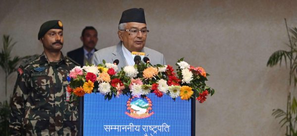 अख्तियार कसैको दबाब र प्रभावमा परेर चुक्नु र झुक्नु हुन्न : राष्ट्रपति