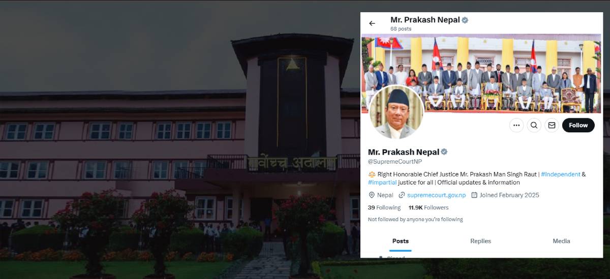 प्रधानन्यायाधीश राउतको नक्कली आइडीमा सचिवालयको ध्यानाकर्षण