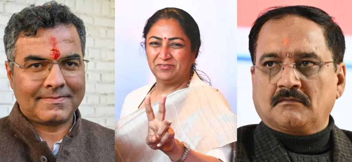 दिल्लीमा नयाँ मुख्यमन्त्रीका दाबेदार : केजरीवाललाई पराजित गर्ने प्रवेशदेखि रेखासम्म