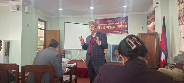 मधेसवादी दललाई अध्यादेशको पक्षमा ल्याउने प्रयास भइरहेको छ : शङ्कर पोखरेल