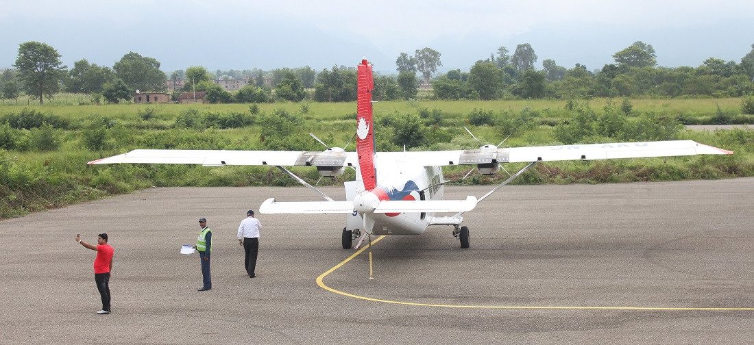 एकजना पनि यात्रु नभएपछि टरिगाउँमा आएन जहाज