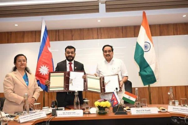 जल, सरसफाइ र फोहोर व्यवस्थापनमा नेपाल-भारतबीच समझदारी पत्रमा हस्ताक्षर