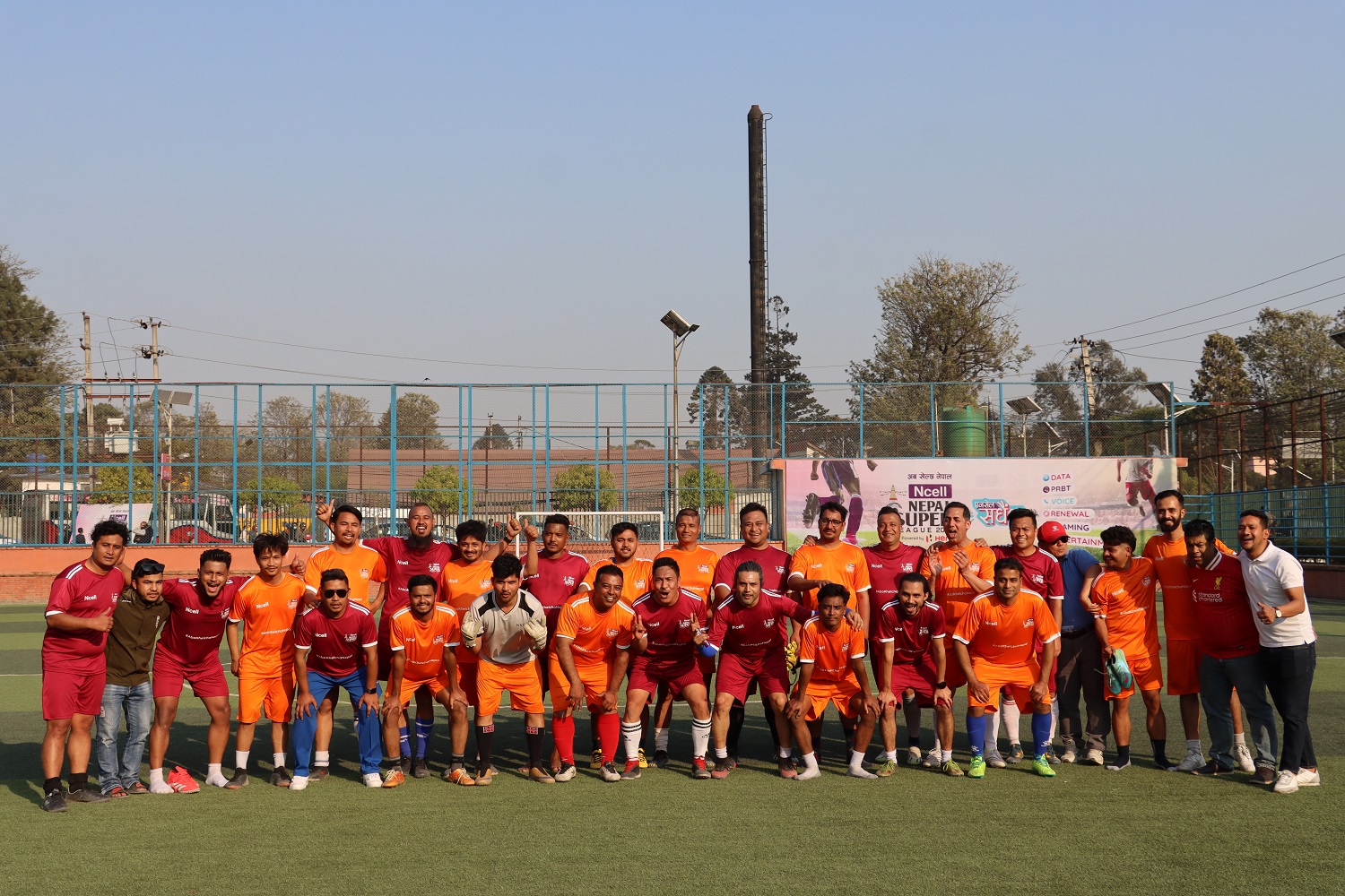एनएसएलको अवसरमा एनसेलको मैत्रीपूर्ण फुटबल खेल, पत्रकार सङ्घ विजयी