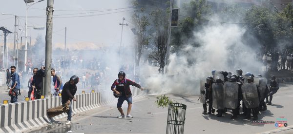 …अनि बिथोलियो राजावादीको प्रदर्शन (तस्वीरहरू)
