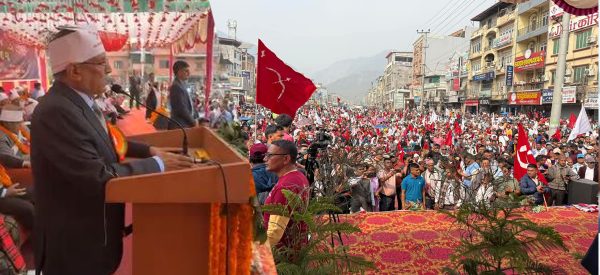 प्रतिक्रियावादी शक्तिविरुद्ध लाखौं जनता सडकमा उतारिने छ : प्रचण्ड
