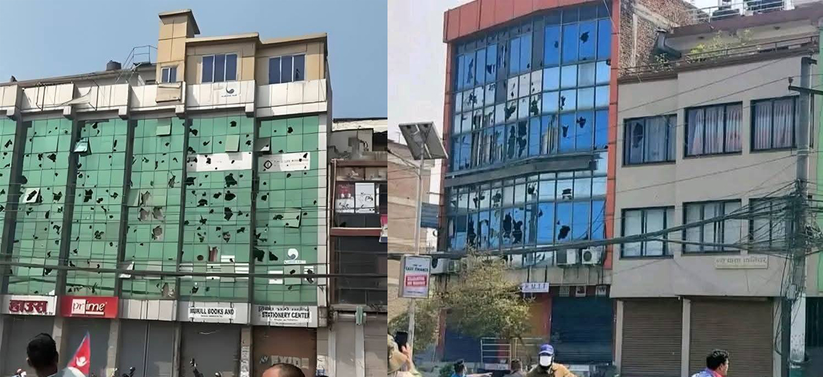 राजावादीले गरे व्यक्तिका घरमा तोडफोड