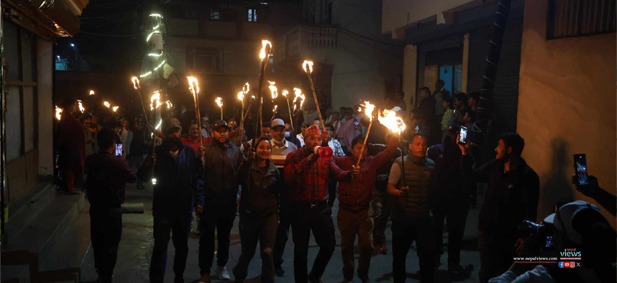 रवीन्द्र र धवललाई रिहाको माग गर्दै राँके जुलुस (तस्वीरहरू)