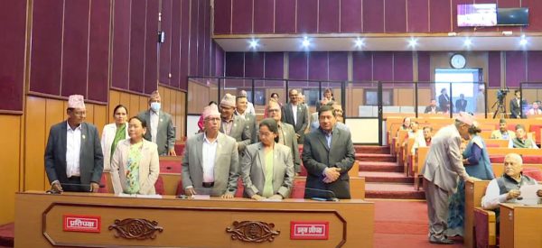 विपक्षीको विरोधपछि राष्ट्रियसभा बैठक एक घण्टाका लागि स्थगित