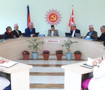 राजसंस्था समर्थित गतिविधिको एमालेले सङ्गठित प्रतिवाद गर्ने