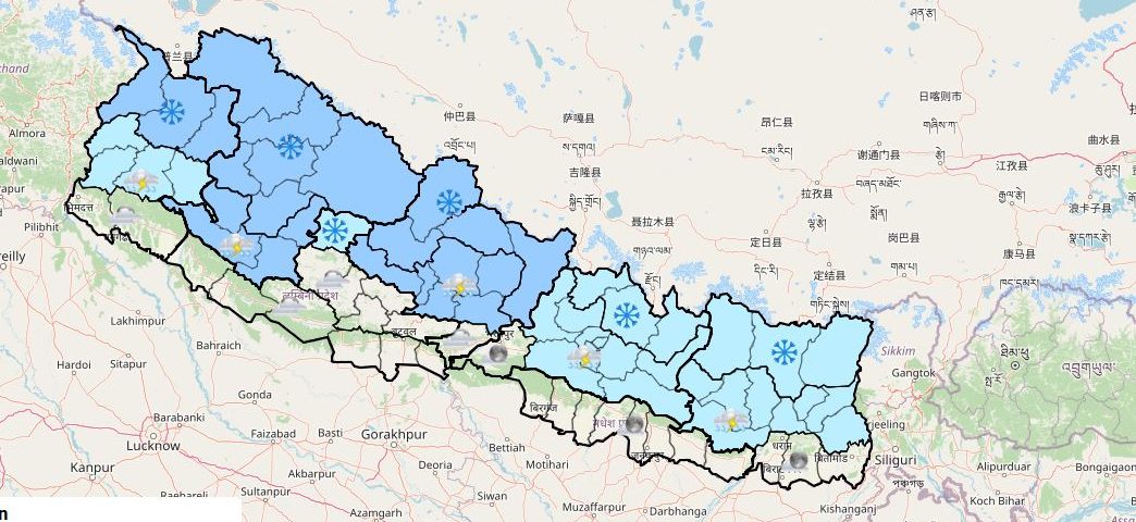 कोशी र मधेसमा हुरीबतासको सम्भावना
