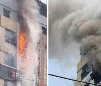 इटहरीको सेन्ट्रल प्लाजामा आगलागी