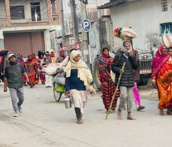 १५ दिने मिथिला परिक्रमाका सहभागी जनकपुरधाम फर्किए (तस्वीरहरू)