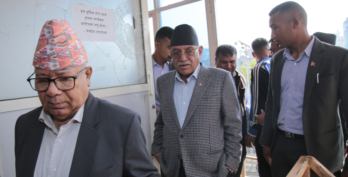 शुक्रवारको घटनामा ज्ञानेन्द्र शाहको हात देखियो, उनलाई छाडा छोड्न सकिँदैन : प्रचण्ड