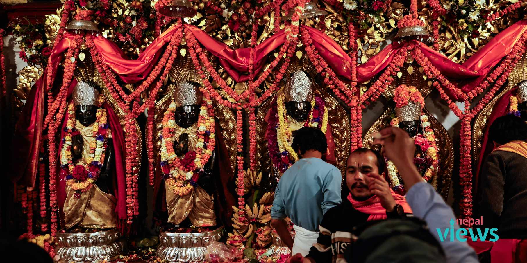 राम नवमी : भगवान श्रीरामको पूजा आराधना गरि मनाइँदै (तस्वीरहरू)
