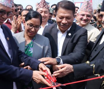 प्रधानमन्त्री, मन्त्री र मेयरले उद्घाटन गरे ६ लेनको राजमार्ग