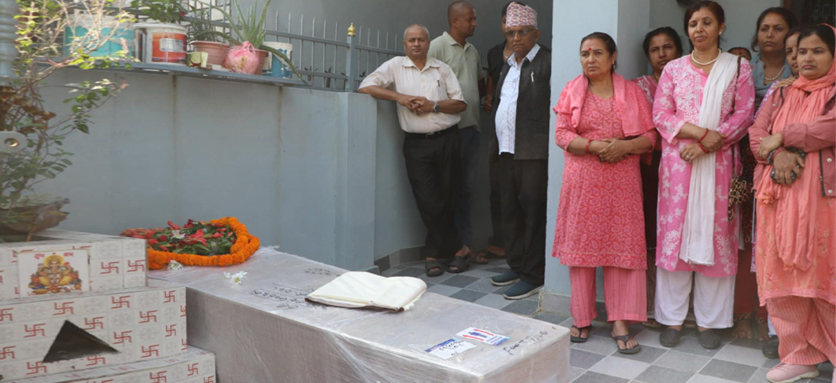 जम्मू–कश्मीरमा मारिएका सुदीपको आज अन्त्येष्टि गरिँदै