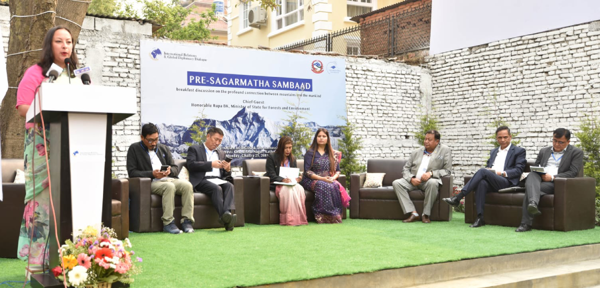 आईआरजीडीडीद्वारा प्रि–सगरमाथा संवाद सम्पन्न