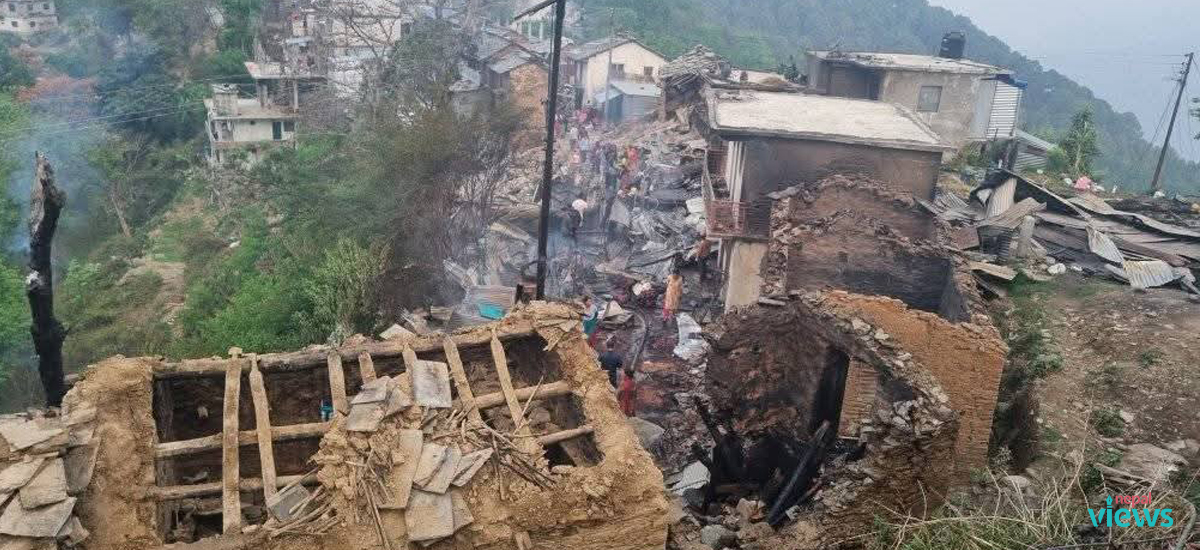 अछामका आगलागी पीडितलाई सुदूरपश्चिम सरकारले ५० लाख दिने