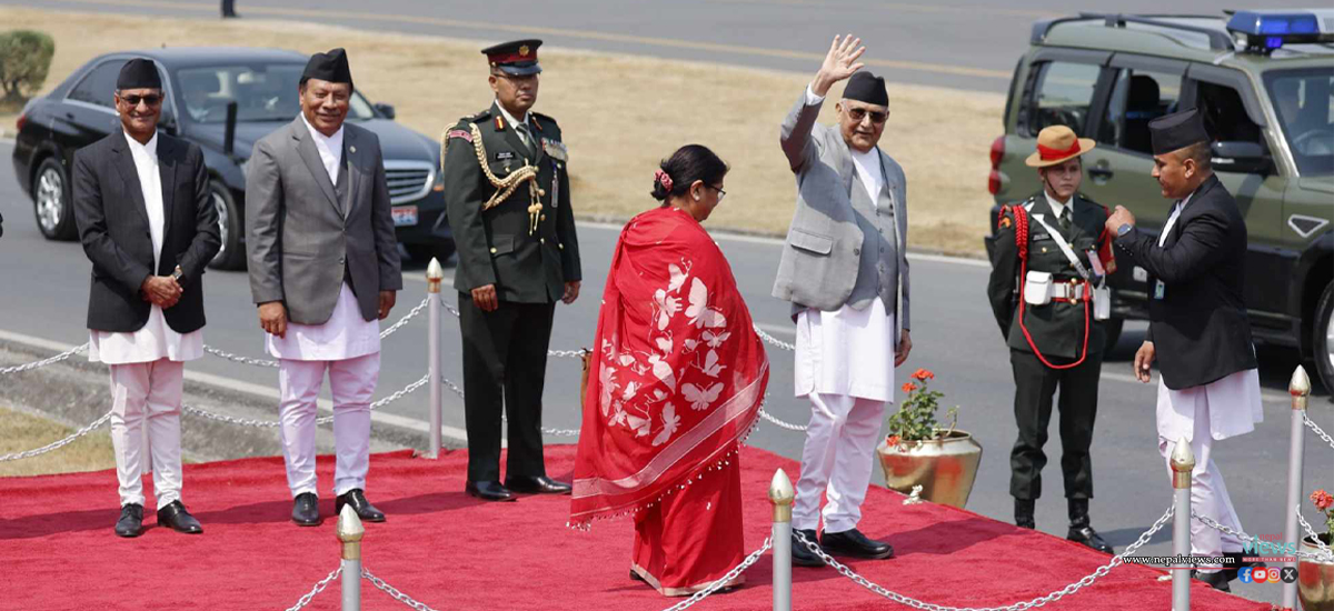 प्रधानमन्त्री ओली थाइल्यान्ड प्रस्थान (तस्वीरहरू)