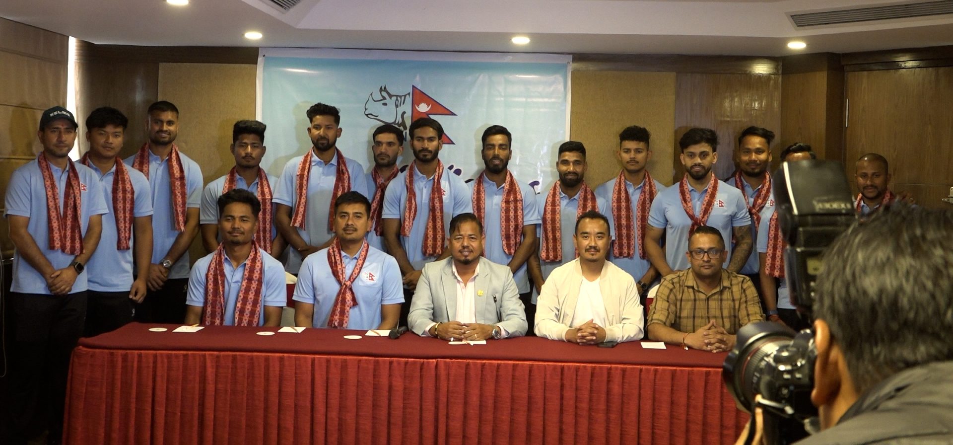 चार देशीय T20I खेल्न हङकङ जाने नेपाली क्रिकेट टोलीको बिदाई