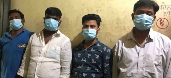 खैरो हिरोइनसहित चार भारतीय पक्राउ