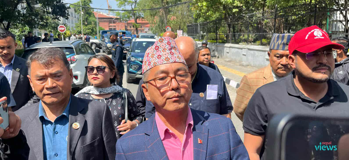 संसदीय दलको कार्यालयबाहिर प्रहरी अस्वाभाविक रूपले उपस्थित भयो – राजेन्द्र लिङ्देन