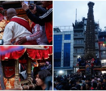 रातो मच्छिन्द्रनाथको रथारोहण (तस्वीरहरू)