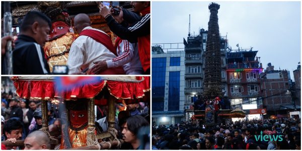 रातो मच्छिन्द्रनाथको रथारोहण (तस्वीरहरू)