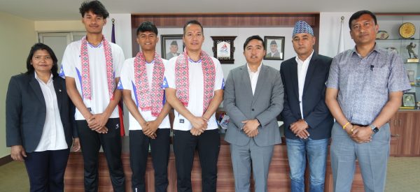 नेपाली तेवान्दो टोली चीन जाने