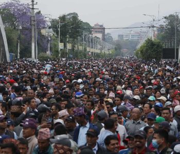 थप चर्किँदै शिक्षक आन्दोलन, एकीकृत समाजवादीको ऐक्यबद्धता (तस्वीरहरू)