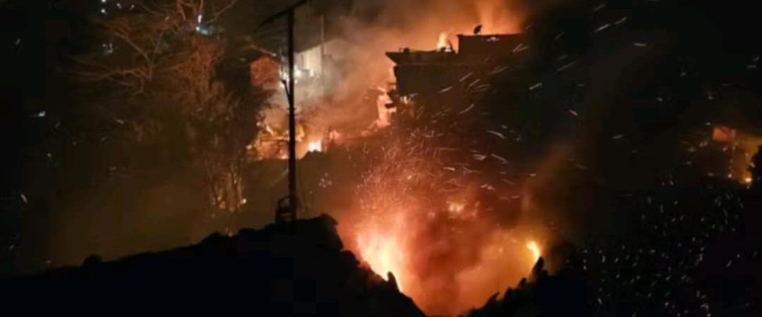 अछाममा आगलागीबाट २७ घर जलेर नष्ट, सात करोडभन्दा बढीको क्षति
