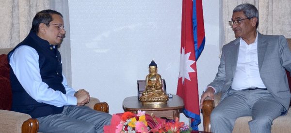 भाजपा विदेश विभाग प्रमुखसँग गृहमन्त्री लेखकले भने– नेपाल आतङ्कवादविरुद्ध छ