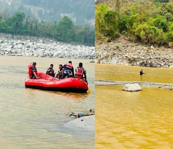 सप्तकोशीमा बेपत्ता मामा–भान्जाको खोजी जारी