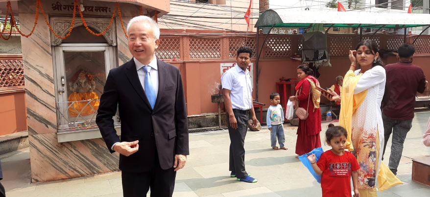 वीरगञ्जका धार्मिकस्थल भ्रमणमा जापानी राजदूत, गहवामाईको दर्शन